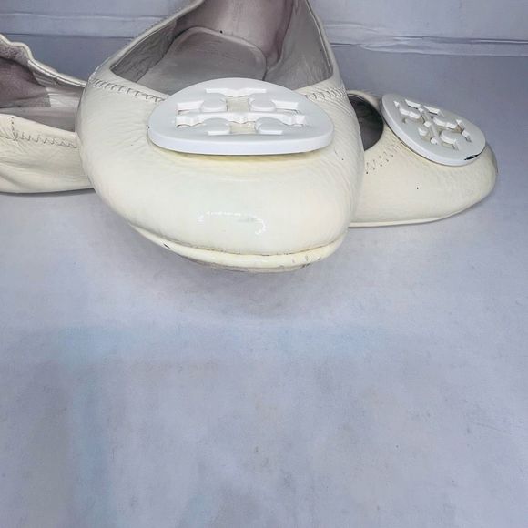 Tory Burch Minnie Travel Ballet in meadow mist  size 8.5 MSRP$228 - Picture 7 of 10